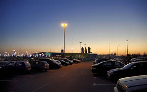 parking lot lighting electrical installation PES